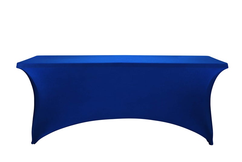 LZY Spandex Fitted Stretch Table Cover for 6 ft or 4ft or 8ft Folding Table, Rectangular Cocktail Tablecloth, Perfect for Party or Banquet - Image 2